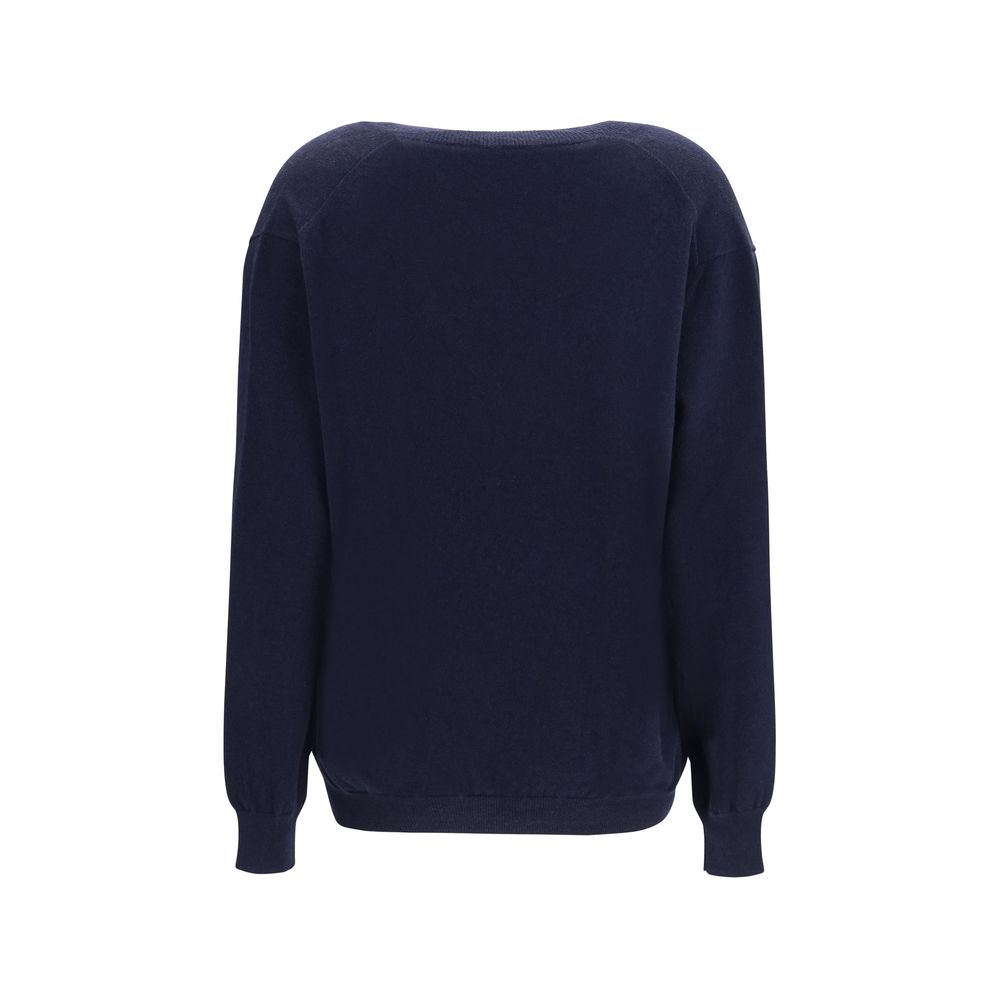 Malo Blue Cashmere Sweater