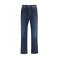 Jacob Cohen Blue Cotton Straight-Leg Jeans