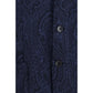 Etro Blue Wool Oves Aries Jacket