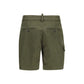 Dsquared² Bicolor Cotton Bermuda Shorts