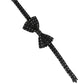 Dolce & Gabbana Black White Polka Dot Adjustable Neck Papillon Bow Tie