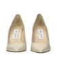 Jimmy Choo Beige Leather High Heel Pumps