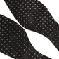 Dolce & Gabbana Black White Polka Dot Adjustable Neck Papillon Bow Tie