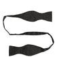 Dolce & Gabbana Black White Polka Dot Adjustable Neck Papillon Bow Tie