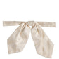 Dolce & Gabbana Men Ivory Paisley SIlk Adjustable Neck Papillon Bow Tie