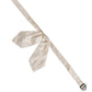 Dolce & Gabbana Men Ivory Paisley SIlk Adjustable Neck Papillon Bow Tie