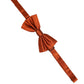 Dolce & Gabbana Men Orange 100% SIlk Adjustable Neck Papillon Bow Tie