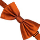 Dolce & Gabbana Men Orange 100% SIlk Adjustable Neck Papillon Bow Tie