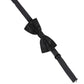 Dolce & Gabbana Black White Polka Dot Adjustable Neck Papillon Bow Tie