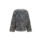 Forte_Forte Gray Alpaca Vicugna Pacos Cardigan