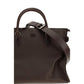 Valentino Garavani Brown Calf Leather Bos Taurus Shoulder Bag