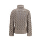 P.A.R.O.S.H. Beige Wool Oves Aries Turtleneck