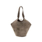 Khaite Beige Calf Leather Bos Taurus Shoulder Bag