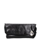 Jil Sander Black Leather Clutch Bag