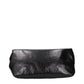 Jil Sander Black Leather Clutch Bag