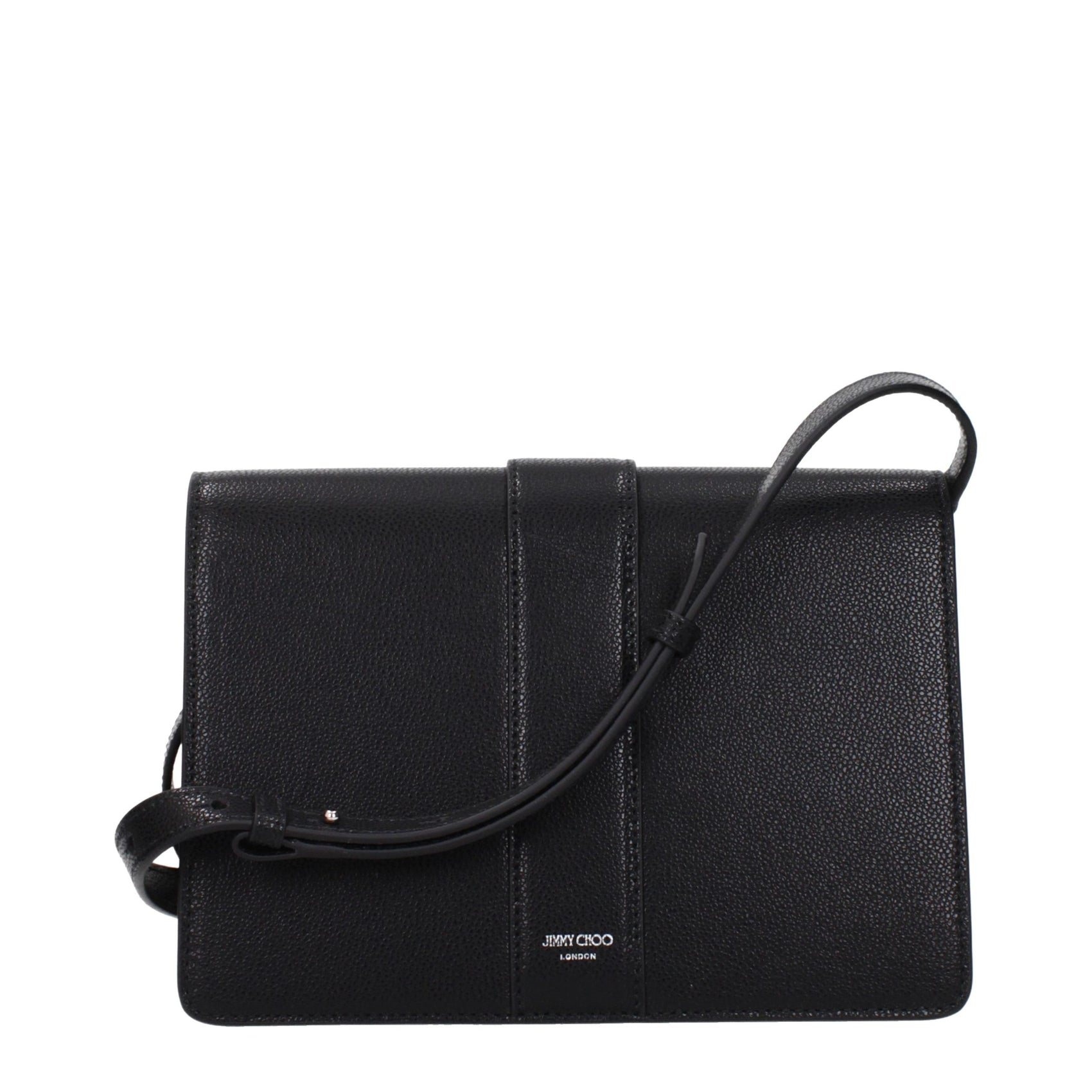 Jimmy Choo Black Leather Crossbody Bag