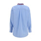 Fabiana Filippi Blue Cotton Dress Shirt