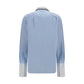 Prada Blue Cotton Dress Shirt