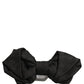 Dolce & Gabbana Men Black 100% Silk Adjustable Neck Papillon Bow Tie