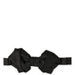 Dolce & Gabbana Men Black 100% Silk Adjustable Neck Papillon Bow Tie