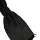 Dolce & Gabbana Men Black 100% SIlk Adjustable Neck Papillon Bow Tie