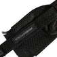 Dolce & Gabbana Men Black 100% SIlk Adjustable Neck Papillon Bow Tie