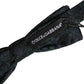 Dolce & Gabbana Men Black Green Paisley Adjustable Neck Papillon Bow Tie