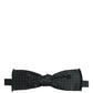 Dolce & Gabbana Men Green Patterned Adjustable Neck Papillon Bow Tie