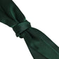 Dolce & Gabbana Men Dark Green Silk Adjustable Neck Papillon Bow Tie