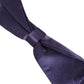 Dolce & Gabbana Men Purple 100% Silk Adjustable Neck Papillon Bow Tie