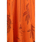 Alemais Orange Linen Casual Dress