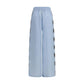 Alemais Blue Linen Casual Pants