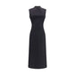 Maison Margiela Black Wool Oves Aries Casual Dress