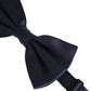 Dolce & Gabbana Dark Blue 100% Silk Adjustable Neck Papillon Bow Tie
