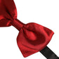 Dolce & Gabbana Men Black Red Silk Adjustable Neck Papillon Bow Tie