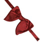 Dolce & Gabbana Men Red 100% Silk Adjustable Neck Papillon Bow Tie