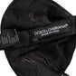 Dolce & Gabbana Men Black Patterned Adjustable Neck Papillon Bow Tie