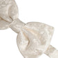 Dolce & Gabbana Men White Floral Silk Adjustable Neck Papillon BowTie