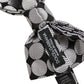 Dolce & Gabbana Men Black Silver Circles Adjustable Neck Papillon Bow Tie