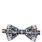 Dolce & Gabbana Men Multicolor Majolica Adjustable Neck Papillon Bow Tie