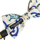 Dolce & Gabbana Men Multicolor Majolica Adjustable Neck Papillon Bow Tie