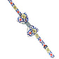 Dolce & Gabbana Men Multicolor Majolica Adjustable Neck Papillon Bow Tie