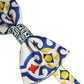 Dolce & Gabbana Men Multicolor Majolica Adjustable Neck Papillon Bow Tie