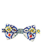 Dolce & Gabbana Men Multicolor Majolica Adjustable Neck Papillon Bow Tie
