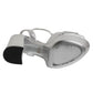 Dolce & Gabbana Silver Logo Ankle Strap Heels Sandals Shoes