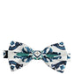 Dolce & Gabbana Men White Sicilian Silk Adjustable Neck Papillon Bow Tie