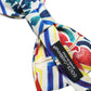 Dolce & Gabbana Men Multicolor Majolica Adjustable Neck Papillon Bow Tie