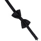 Dolce & Gabbana Men Black 100% Silk Adjustable Neck Papillon Bow Tie