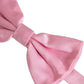 Dolce & Gabbana Men Pink 100% Silk Adjustable Neck Papillon Bow Tie