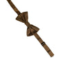 Dolce & Gabbana Men Brown 100% Silk Adjustable Neck Papillon Bow Tie